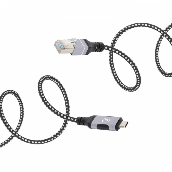 USB Type C to RJ45 Male Ethernet 3.0  2m