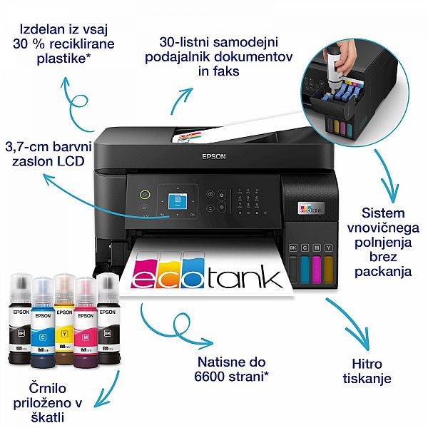Večfunkcijska brizgalna naprava EPSON EcoTank L5590