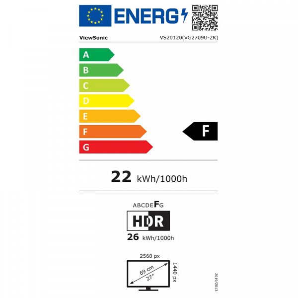 VIEWSONIC VG2709U-2K 68,58cm (27
