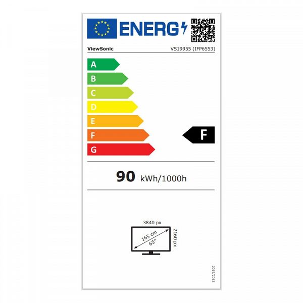 VIEWSONIC ViewBoard IFP6553 165,1cm (65