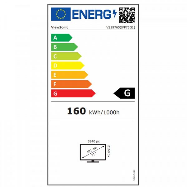 VIEWSONIC ViewBoard IFP75G1 190,5cm (75