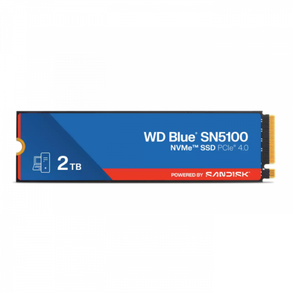 WD 2TB Blue SN5100 M.2 2280 PCI-e 4.0 NVMe 1.4c SSD disk