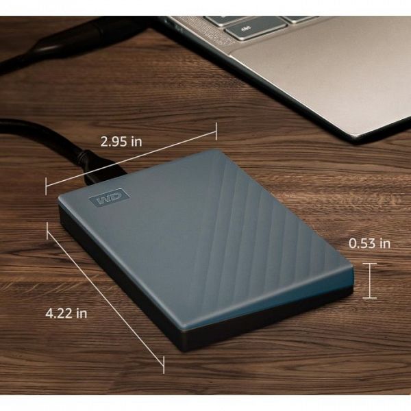 WD 6TB My Passport Silicon Grey 2,5