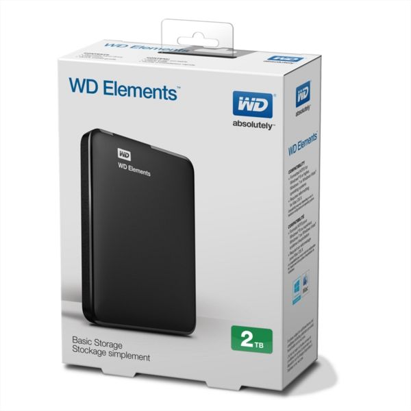 WD ELEMENTS 2TB zunanji disk USB 3.0 2,5