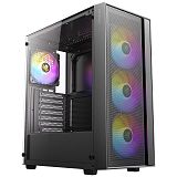 ANTEC AX65 ARGB Midi-T ATX okno gaming črno ohišje