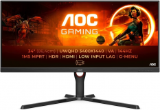 AOC U34G3XM 34'' Ultra Wide 144Hz gaming monitor