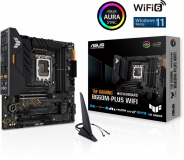 ASUS TUF GAMING B660M-PLUS WIFI, DDR5, SATA3, USB3.2Gen2x2, DP, WiFi, LGA1700 mATX