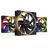 BE QUIET! LIGHT WINGS (BL078) triple pack RGB 140mm 4-pin PWM ventilator