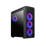 Chieftec SCORPION 4 USB3.2 ATX A-RGB ohišje, črno