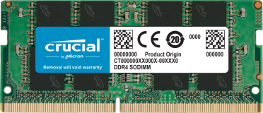 Crucial 8GB DDR4-3200 SODIMM PC4-25600 CL22, 1.2V