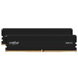 Crucial Pro 128GB Kit (2x64GB) DDR5-6000 UDIMM CL46, 1.1V