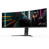GIGABYTE AORUS CO49DQ 49'' OLED DQHD ukrivljen monitor, 5120 x 1440, 0.03ms, 144Hz, zvočniki