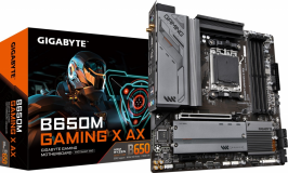 GIGABYTE B650M GAMING X AX, DDR5, SATA3, USB3.2Gen2, DP, 2.5GbE, WiFi 6E, AM5 mATX
