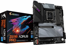 GIGABYTE Z690 AORUS PRO, DDR5, SATA3, USB3.2Gen2x2, DP, 2.5GbE, WIFI 6, LGA1700 ATX