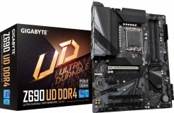GIGABYTE Z690 UD DDR4, DDR4, SATA3, USB3.2Gen2x2, DP, 2.5GbE, LGA1700 ATX