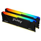 KINGSTON Fury Beast 16GB (2x8GB) 3600MT/s DDR4 CL17 KF436C17BB2AK2/16 RGB pomnilnik