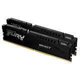 KINGSTON Fury Beast Black 64GB (2x32GB) 6000MT/s DDR5 CL40 XMP KF560C40BBK2-64 ram pomnilnik