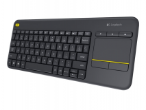 LOGITECH K400 PLUS brezžična touch črna slovenska tipkovnica