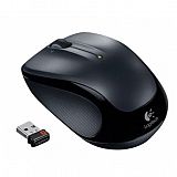 Logitech M185 Wireless mini miška, črna-siva