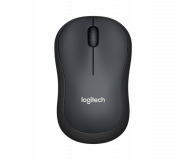 Logitech M220 Silent brezžična miška, črna