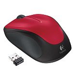 LOGITECH M235 brezžična optična rdeča miška