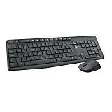 LOGITECH MK235 brezžična črna tipkovnica + miška