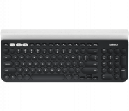 Logitech K780 Multi-Device Wireless siva/bela SLO gravura