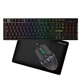MAXLINE gaming komplet 3v1 (tipkovnica+miška+podloga) SW-GKC002  / SLO