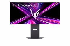 Monitor LG 33,9 OLED 34GX900A-B UltraGear ukrivljen, 3440x1440, 2x HDMI, DP, USB-C, 240 Hz