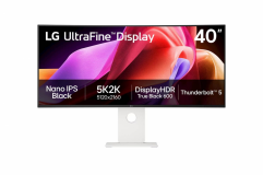 Monitor LG 39,7 40U990A-W UltraWide ukrivljen, IPS Black, 5120x2160, 2xHDMI, DP, Thunderbolt, LA