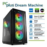 PCPLUS Dream Machine Core i7-14700F 32GB 2TB NVMe SSD RTX 4070 Super 12GB gaming namizni računalnik
