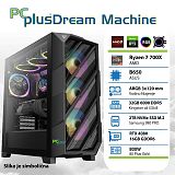 PCPLUS Dream Machine Ryzen 7 7700X 32GB 2TB NVMe SSD GeForce RTX 4080 16GB vodno hlajenje gaming namizni računalnik