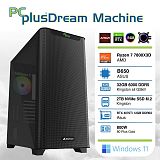 PCPLUS Dream Machine Ryzen 7 7800X3D 32GB 2TB NVMe SSD GeForce RTX 4070Ti 12GB Windows 11 Home gaming namizni računalnik