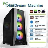 PCPLUS Dream Machine Ryzen 9 7900X 32GB 2TB NVMe SSD GeForce RTX 4080 16GB vodno hlajenje gaming namizni računalnik