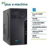 PCPLUS e-machine i5 12400F 16GB DDR5 500GB SSD GT730 namizni računalnik