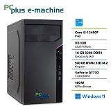 PCPLUS e-machine i5 12400F 16GB DDR5 500GB SSD GT730 Windows 11 namizni računalnik