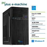 PCPLUS e-machine i5-14400 16GB 1TB Windows 11 Home namizni računalnik