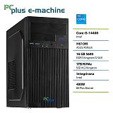 PCPLUS e-machine i5-14400 16GB DDR5 1TB SSD namizni računalnik