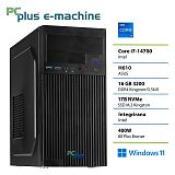 PCPLUS e-machine i7-14700 16GB 1TB Windows 11 Pro namizni računalnik