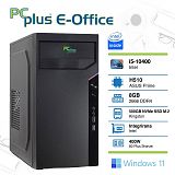 PCPLUS e-office i5-10400 8GB 500GB NVMe SSD Windows 11 Home namizni računalnik