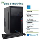 PCPLUS e-office i5 12400 16GB 1TB SSD Windows 11 Home tipkovnica miška namizni računalnik