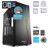 PCPLUS Gamer R5 5500 16GB 1TB NVMe SSD RX 6600 8GB gaming namizni računalnik