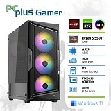 PCplus Gamer Ryzen 5 5500 16GB 1TB NVMe SSD GeForce RTX 3050 6GB Windows 11 gaming namizni računalnik