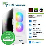 PCPLUS Gamer Ryzen 5 5600X 16GB 1TB SSD RTX 4060 8GB Windows 11 Home + Xbox GP bel gaming namizni računalnik