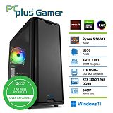 PCPLUS Gamer Ryzen 5 5600X 16GB 1TB SSD  RTX 3060 12GB Windows 11 Home + Xbox GP gaming namizni računalnik