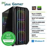PCPLUS Gamer Ryzen 5 9600X 16GB 1TB SSD RTX 5070 12GB Windows 11 Home + Xbox GP gaming namizni računalnik