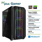 PCPLUS Gamer Ryzen 5 9600X 32GB 2TB SSD RTX 5070 12GB Windows 11 Home gaming namizni računalnik