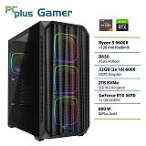 PCPLUS Gamer Ryzen 5 9600X 32GB 2TB SSD RTX 5070 12GB gaming namizni računalnik