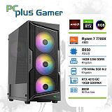 PCPLUS Gamer Ryzen 7 7700X 16GB 1TB SSD  RTX 4070 12GB RGB gaming namizni računalnik + Darilo: Monster Hunter Wilds