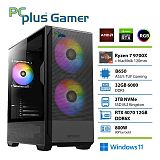 PCPLUS Gamer Ryzen 7 9700X 32GB 2TB SSD RTX 4070 Super 12GB Windows 11 Home + Xbox GP gaming namizni računalnik + Darilo: Monster Hunter Wilds